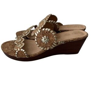Jack Rogers Lucia Cork Wedges size 9.5